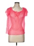 B. Split Pink Short Sleeve T-Shirt Size L - photo 1