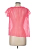 B. Split Pink Short Sleeve T-Shirt Size L - photo 2