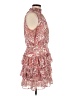 1.State 100% Polyester Paisley Pink Cocktail Dress Size L - photo 4