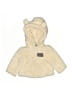 Eddie Bauer 100% Polyester Tan Zip Up Hoodie Size 3-6 mo - photo 1
