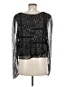 Abbeline 100% Polyester Black Long Sleeve Blouse Size M - photo 2