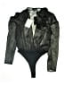 Bardot 100% Polyester Black Bodysuit Size 4 - photo 1