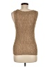 Blu Pepper 100% Polyester Tan Sleeveless Top Size M - photo 2