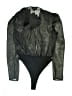 Bardot 100% Polyester Black Bodysuit Size 4 - photo 2