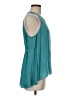 Addison Teal Sleeveless Blouse Size M - photo 5