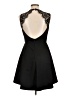 Lulus Solid Black Cocktail Dress Size L - photo 2
