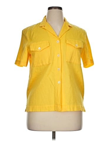 Evan Picone Short Sleeve Button-Down Shirt (view 1)