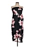 Unbranded Floral Black Cocktail Dress Size L - photo 1