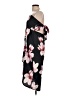 Unbranded Floral Black Cocktail Dress Size L - photo 5