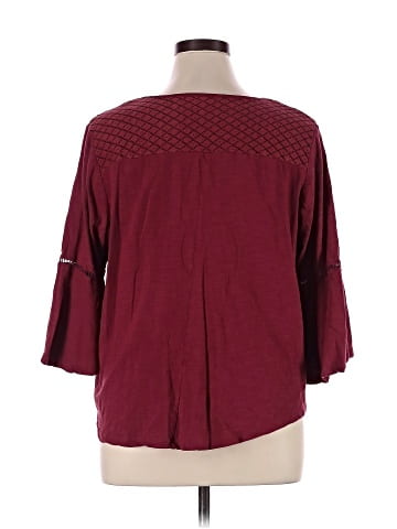 Basic Editions 3/4 Sleeve Top (view 2)