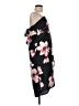 Unbranded Floral Black Cocktail Dress Size L - photo 4
