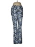 Rekucci Animal Print Blue Casual Pants Size 4 - photo 1