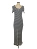 No Boundaries Stripes Gray Casual Dress Size XS (estimated) - photo 1
