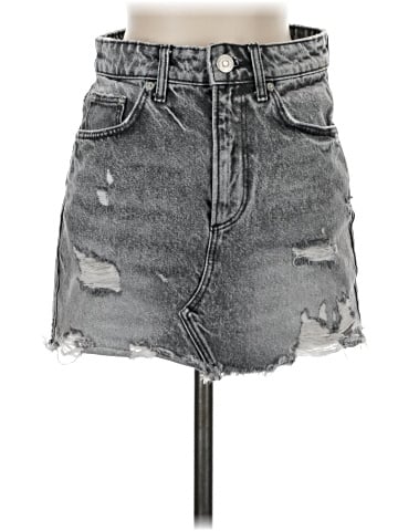 Zara Denim Skirt (view 1)