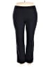 Lands' End Solid Black Active Pants Size 2X - photo 1