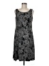 Perceptions Paisley Gray Casual Dress Size 8 - photo 1