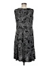 Perceptions Paisley Gray Casual Dress Size 8 - photo 2