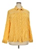 Downeast Yellow Long Sleeve Blouse Size XXL - photo 1