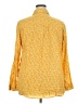 Downeast Yellow Long Sleeve Blouse Size XXL - photo 2