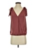 Green Envelope Burgundy Sleeveless Blouse Size S - photo 1