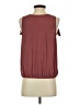 Green Envelope Burgundy Sleeveless Blouse Size S - photo 2