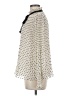Max Studio 100% Polyester Polka Dots Ivory Long Sleeve Blouse Size S - photo 5