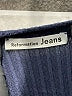 Reformation Jeans Blue Long Sleeve Turtleneck Size S - photo 7