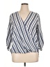 Venus Blue 3/4 Sleeve Blouse Size XL - photo 1