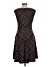 Wisp Argyle Brown Casual Dress Size 10 - photo 2