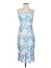 Shein 100% Polyester Blue Cocktail Dress Size 4 - photo 1