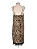 Zara Basic Animal Print Brown Casual Dress Size L - photo 2