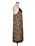 Zara Basic Animal Print Brown Casual Dress Size L - photo 4