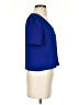 Babaton 100% Polyester Blue Short Sleeve Top Size XS - photo 4