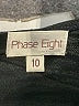 Phase Eight Graphic Silver Cocktail Dress Size 10 - photo 7