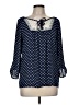 Rewind 100% Polyester Blue 3/4 Sleeve Blouse Size M - photo 1