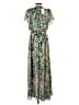 Ramy Brook 100% Polyester Paisley Green Casual Dress Size XXS - photo 2