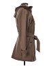 Nautica 100% Polyester Brown Trenchcoat Size M - photo 4