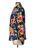 Assorted Brands 100% Cotton Floral Blue Long Sleeve Blouse Size L (estimated) - photo 5
