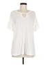 White Birch Ivory Short Sleeve Top Size M - photo 1