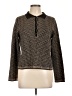 Max Studio Houndstooth Black Pullover Sweater Size L - photo 1