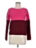 Banana Republic Color Block Burgundy Pullover Sweater Size XS - photo 1