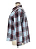 Old Navy 100% Cotton Plaid Blue Long Sleeve Button-Down Shirt Size XXL - photo 5