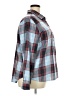 Old Navy 100% Cotton Plaid Blue Long Sleeve Button-Down Shirt Size XXL - photo 4