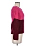 Banana Republic Color Block Burgundy Pullover Sweater Size XS - photo 4