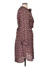 Ann Taylor 100% Polyester Chevron-herringbone Red Casual Dress Size XL - photo 4