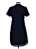 Monteau Solid Blue Casual Dress Size L - photo 2