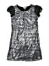 Speechless 100% Polyester Tweed Silver Dress Size 10 - photo 1