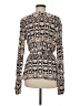 Long Tall Sally Silver Long Sleeve Blouse Size M - photo 2