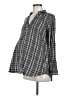 a:glow Gray Long Sleeve Blouse Size M - photo 1