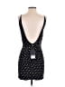 retrofête 100% Polyester Polka Dots Black Casual Dress Size S - photo 2